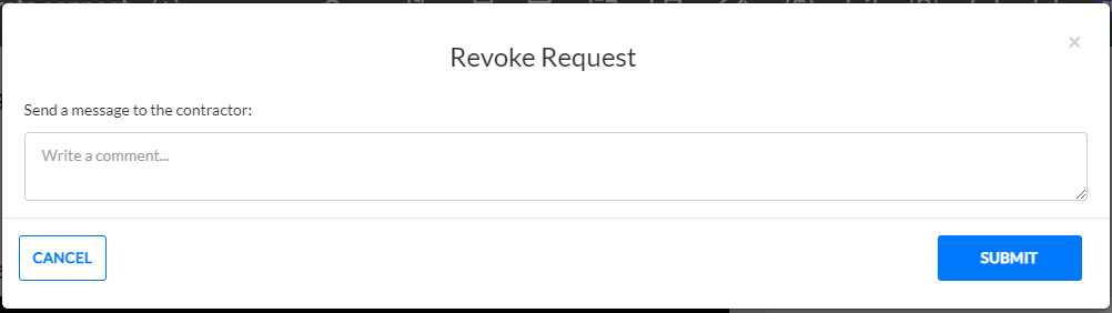 Revoke request modal send message.png